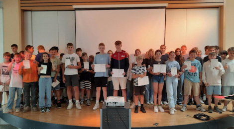 Siegerehrung Sportfest 2024