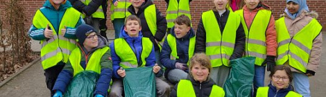 Für ein sauberes Glandorf im Einsatz