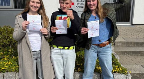 Erste-Hilfe-Kurs erfolgreich bestanden